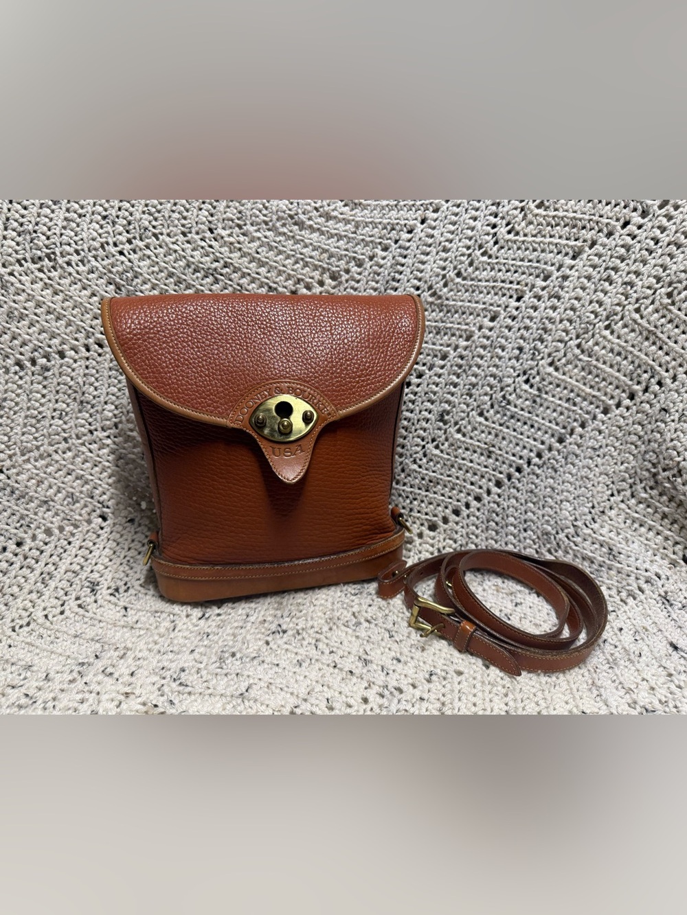 Vintage Dooney & Bourke Spectator Calvary Bag